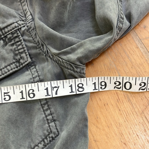 Talula Aritzia Utility Cargo Jacket 100% Cotton Grey - Picture 14 of 14